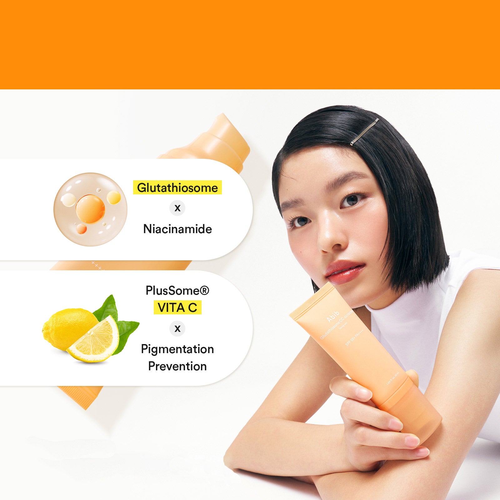 CC слънцезащитен тонизиращ крем SPF50+ ABIB Glutathiosome CC Sunscreen Toning Tube