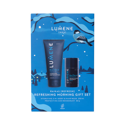 Освежаващ комплект за мъже LUMENE MEN RAIKAS REFRESHING MORNING GIFT SET 2025