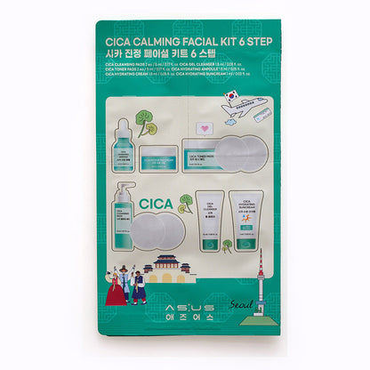 CICA Успокояващ комплект за лице в 6 стъпки Special Size ASUS CICA CALMING FACIAL KIT 6 STEP