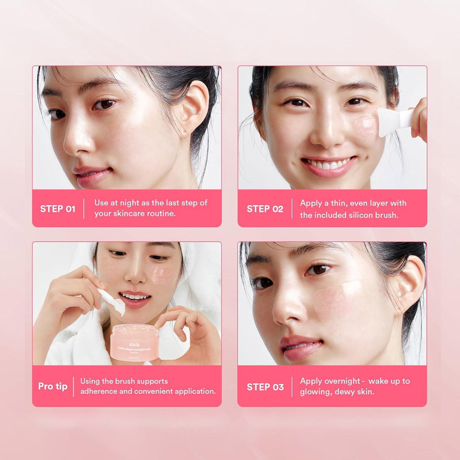 Стягаща колагенова нощна маска за лице ABIB PDRN Collagen Overnight Mask Firming Jelly