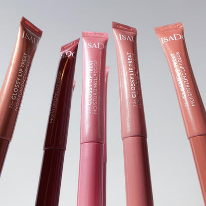 Гланц за обем с хидратираща и подхранваща формула IsaDora Glossy Lip Treat