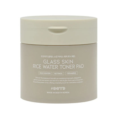 СТЪКЛЕНА КОЖА Тонер - Падове с РЕТИНОЛ срещу бръчки OOTD R+Glass Skin Rice Water Toner Pad