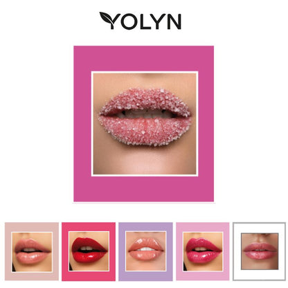 Захарен скраб за кадифени устни YOLYN LAB Lip Scrub