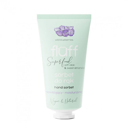 Хидратиращ крем сорбе за ръце – Диви боровинки FLUFF Moisturizing Hand Sorbet