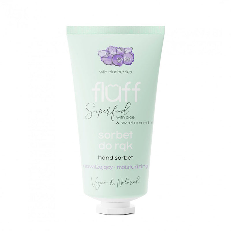 Хидратиращ крем сорбе за ръце – Диви боровинки FLUFF Moisturizing Hand Sorbet