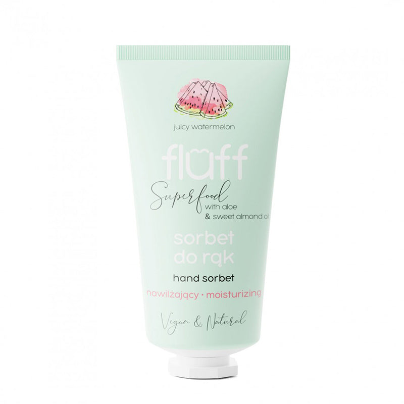 Хидратиращ крем сорбе за ръце – Сочна диня FLUFF Moisturizing Hand Sorbet