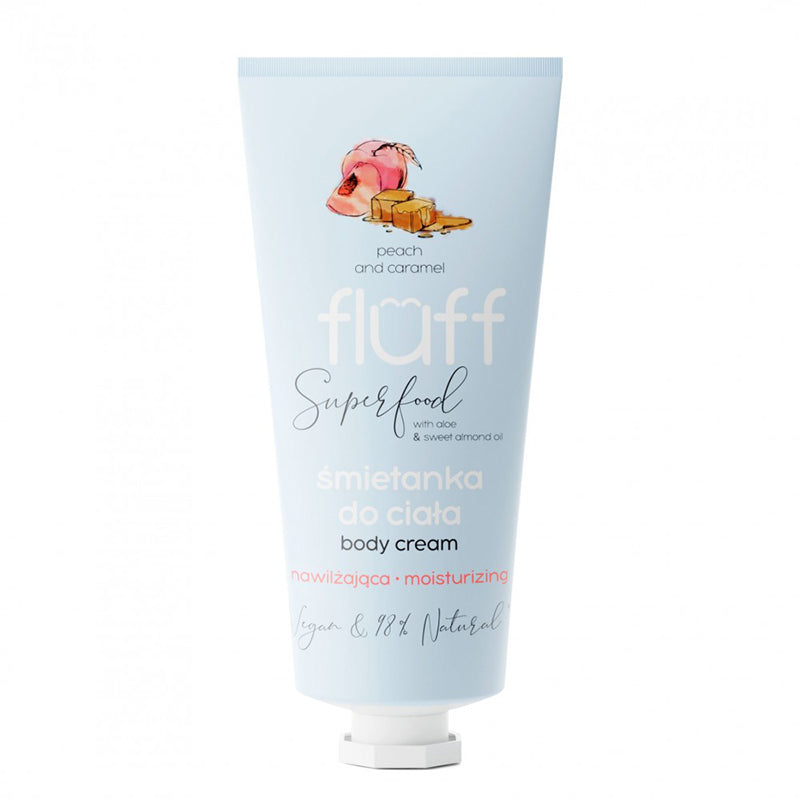 Хидратиращ крем за тяло – Праскова и карамел FLUFF Moisturizing Body Cream