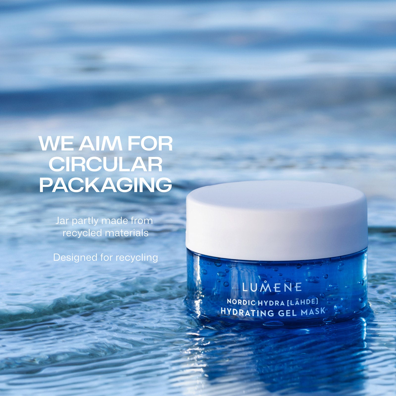 Хидратираща гел маска LUMENE NORDIC HYDRA [LAHDE] Face Hydrating Gel Mask