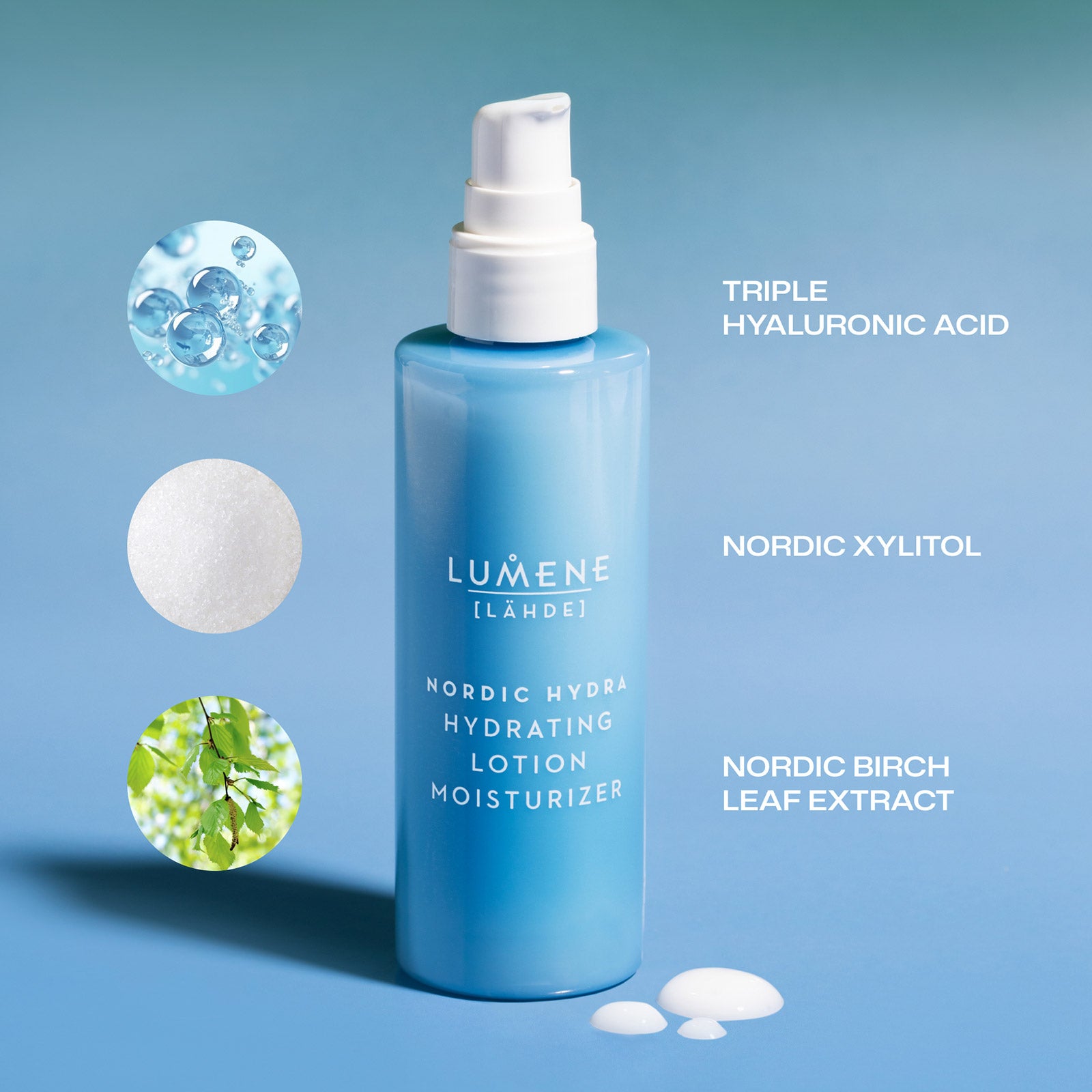 Плъмпинг хидратиращ флуид LUMENE NORDIC HYDRA Lahde Face Hydrating Lotion Moisturizer