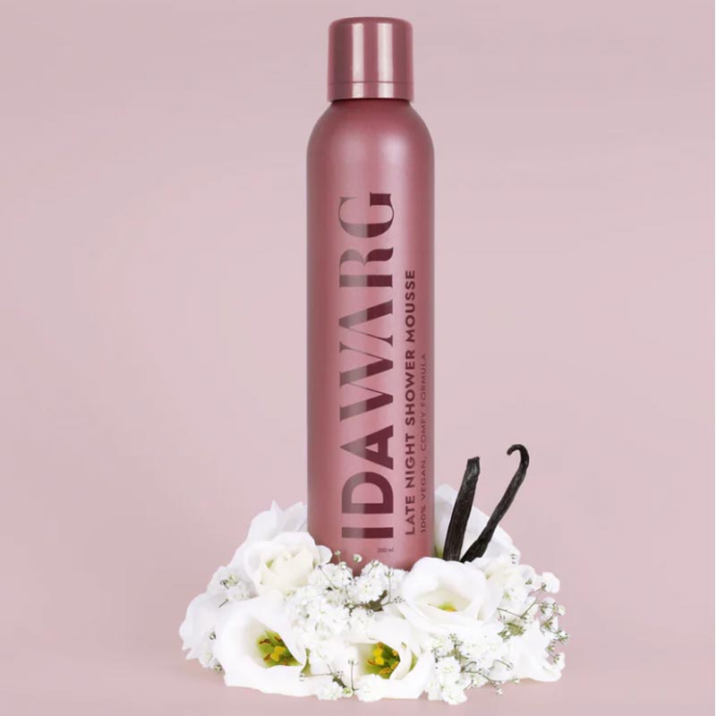 Хидратираща мус-пяна за тяло АРОМАТНА ПРЕГРЪДКА IDA WARG Late Nigth Shower Mousse - Comfy formula