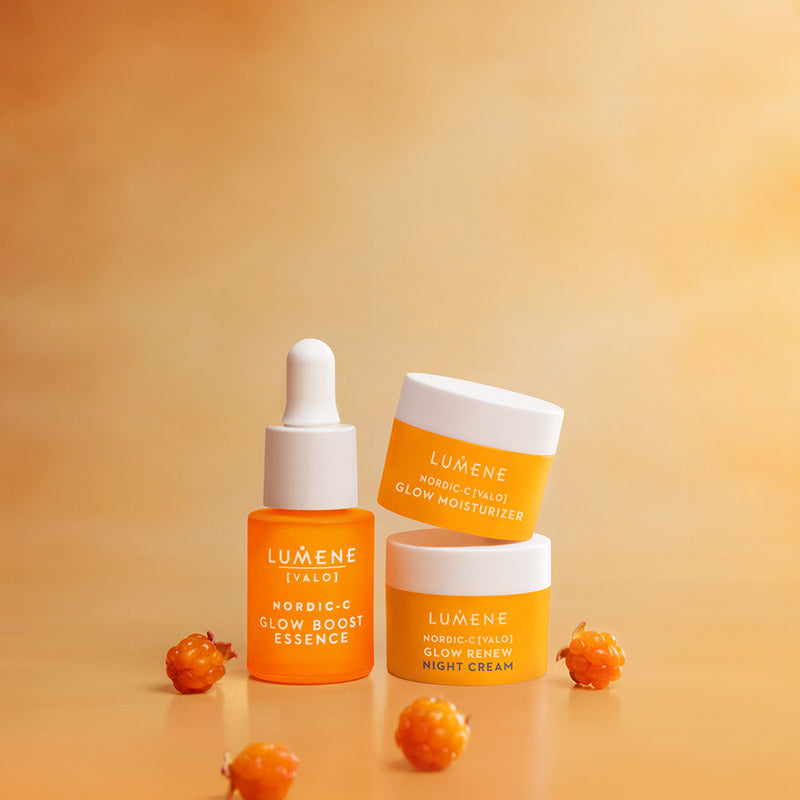 Комплект за блясък и сияние с Витамин C Lumene NORDIC-C Valо Glow Essentials Kit