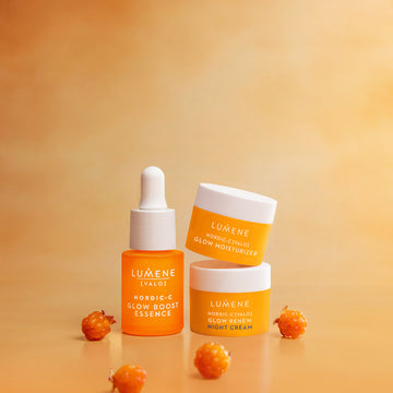 Комплект за блясък и сияние с Витамин C Lumene NORDIC-C Valо Glow Essentials Kit