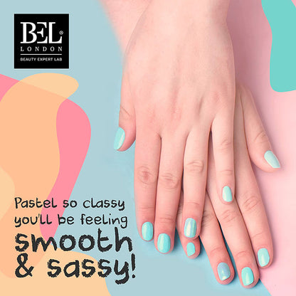 Комплект 6 броя лакове за нокти BEL LONDON The Pastels