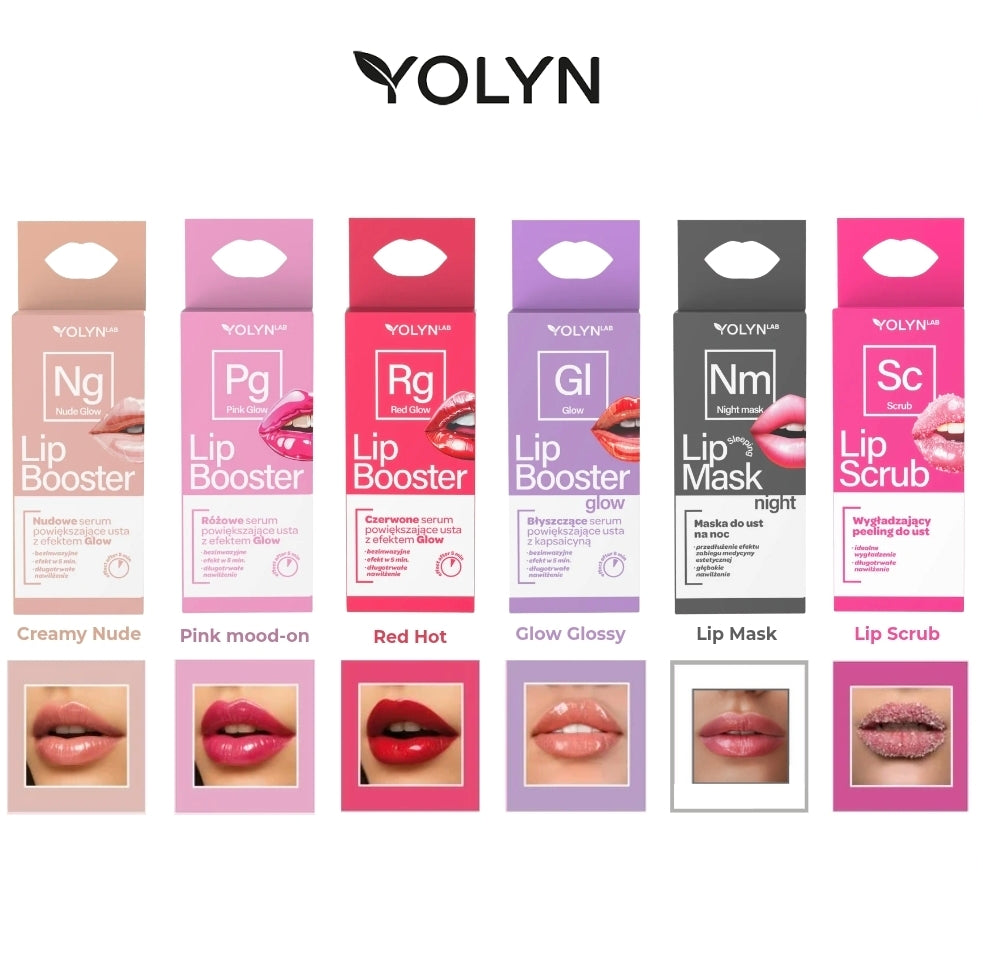 Огледален гланц-бустер за устни YOLYN LAB Shiny Lip Booster