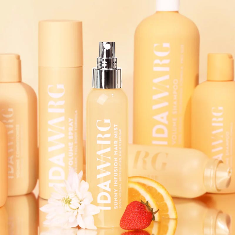 Мист-парфюм за коса СЛЪНЧЕВА ЦЕЛУВКА  IDA WARG Sunny Infusion Hair Mist Perfume