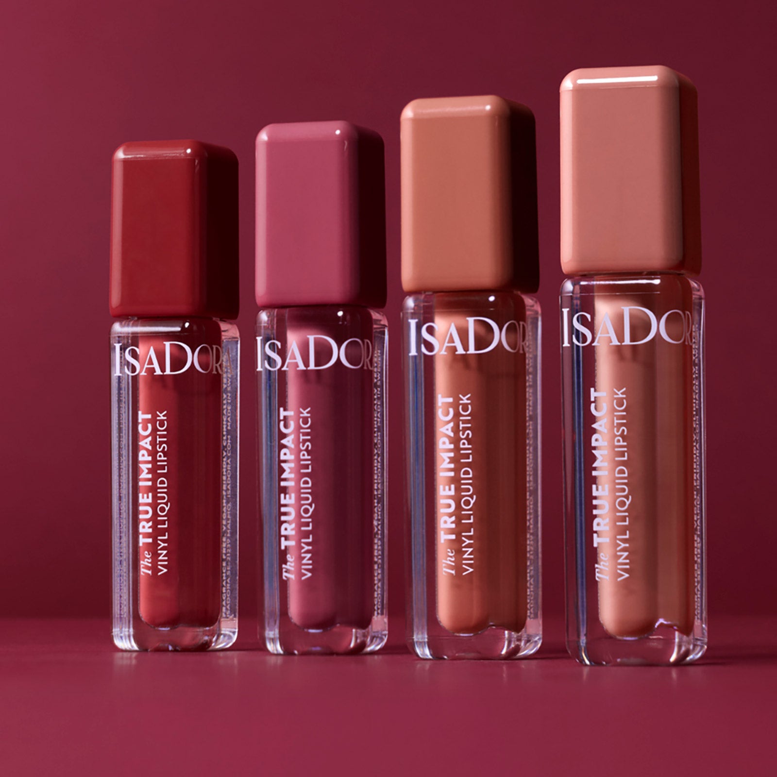 Високопокривно течно червило с интензивен цвят IsaDora The True Impact Vinyl Liquid Lipstick