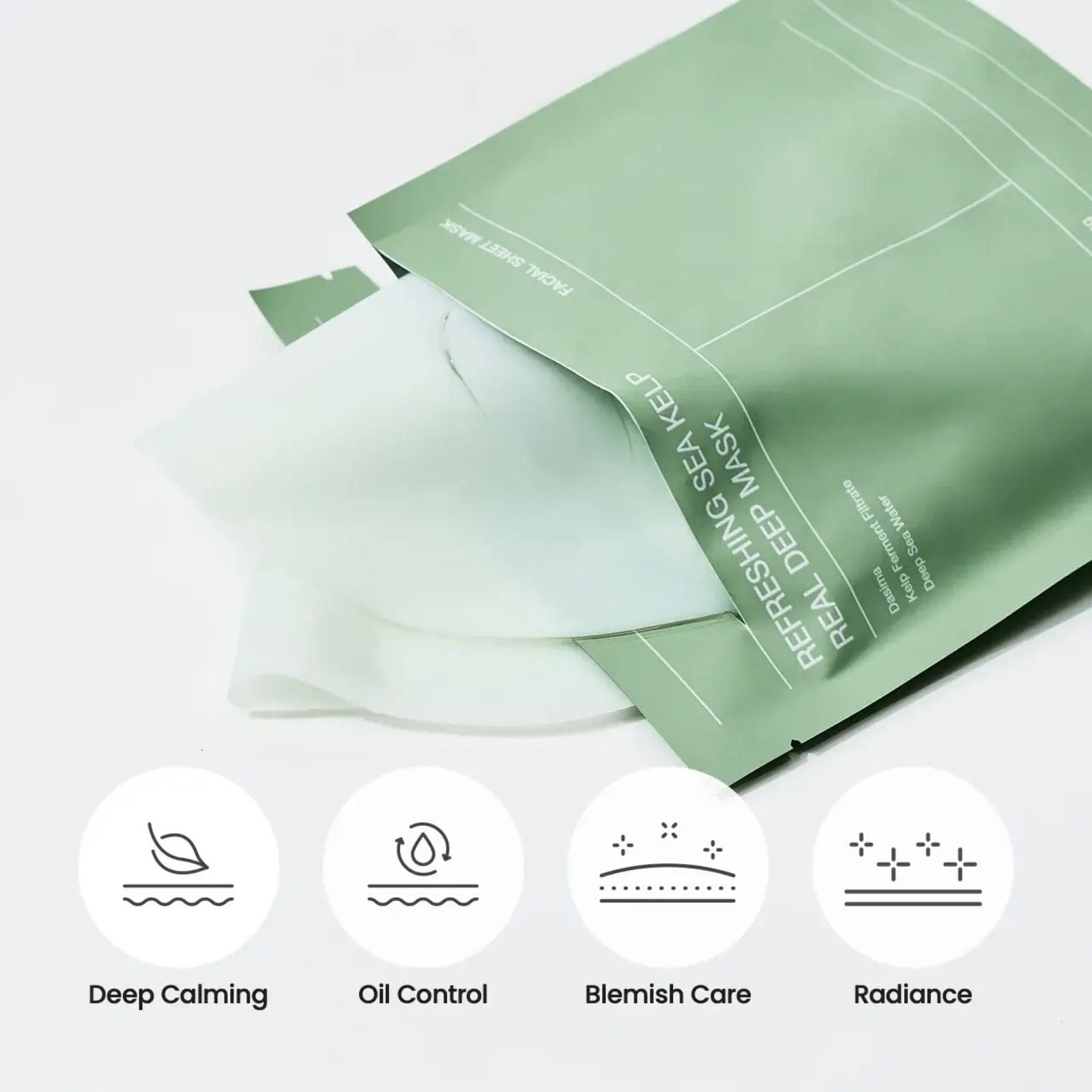 Освежаваща дълбоко хидратираща маска с морски водорасли Biodance Refreshing Sea Kelp Real Deep Mask