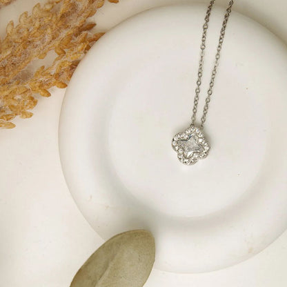 Комплект обеци и колие Alba Silver Mia Collection