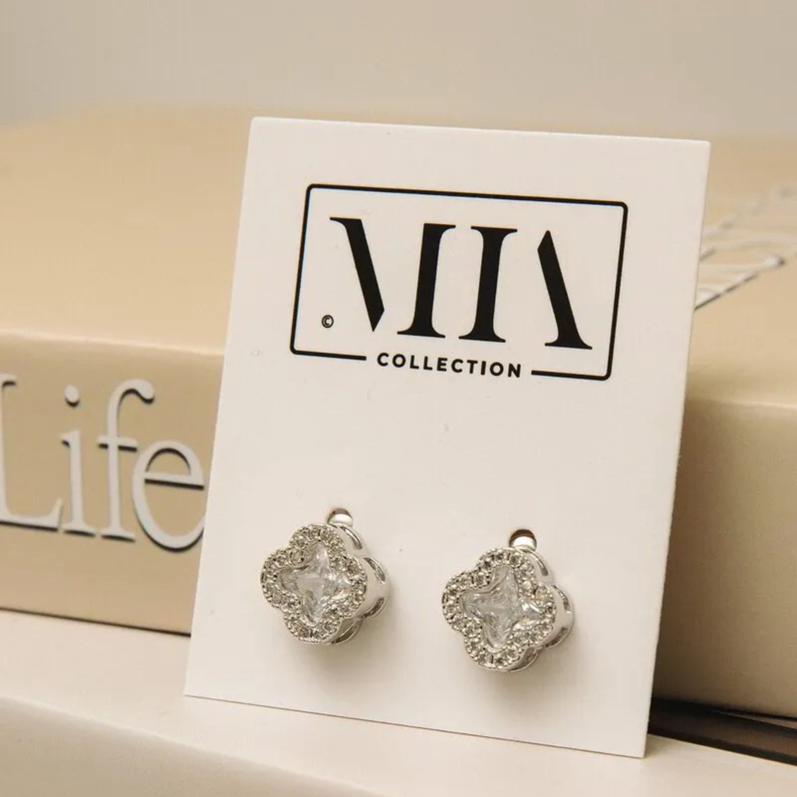 Комплект обеци и колие Alba Silver Mia Collection