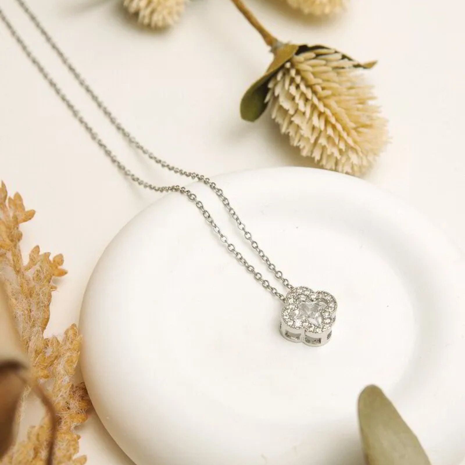 Комплект обеци и колие Alba Silver Mia Collection