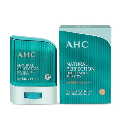 Анти-ейдж слънцезащитен балсам-стик  SPF50 AHC Natural Perfection Fresh Sun Stick SPF50+ (green)