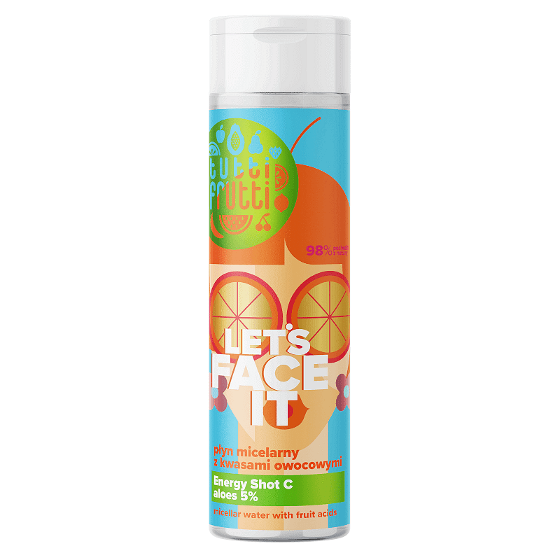 Алое Вера 5% мицеларна вода с плодови киселини + Energy Shot C Farmona Tutti Frutti Let's Face it