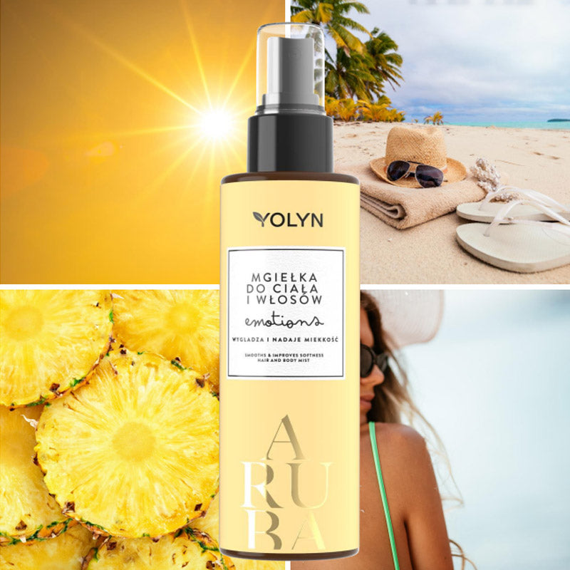 Мист-парфюм за коса и тяло МИСТИЧЕН ТРОПИК YOLYN Aruba Emotions Perfumed Body and Hair Mist