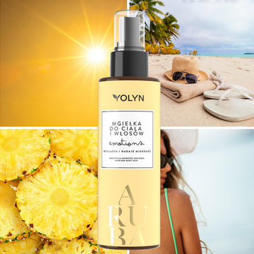 Мист-парфюм за коса и тяло МИСТИЧЕН ТРОПИК YOLYN Aruba Emotions Perfumed Body and Hair Mist