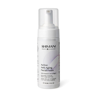 Пяна за лице с Витамин C и колаген Shimani BO:FI Active Anti-Aging Facial Foam