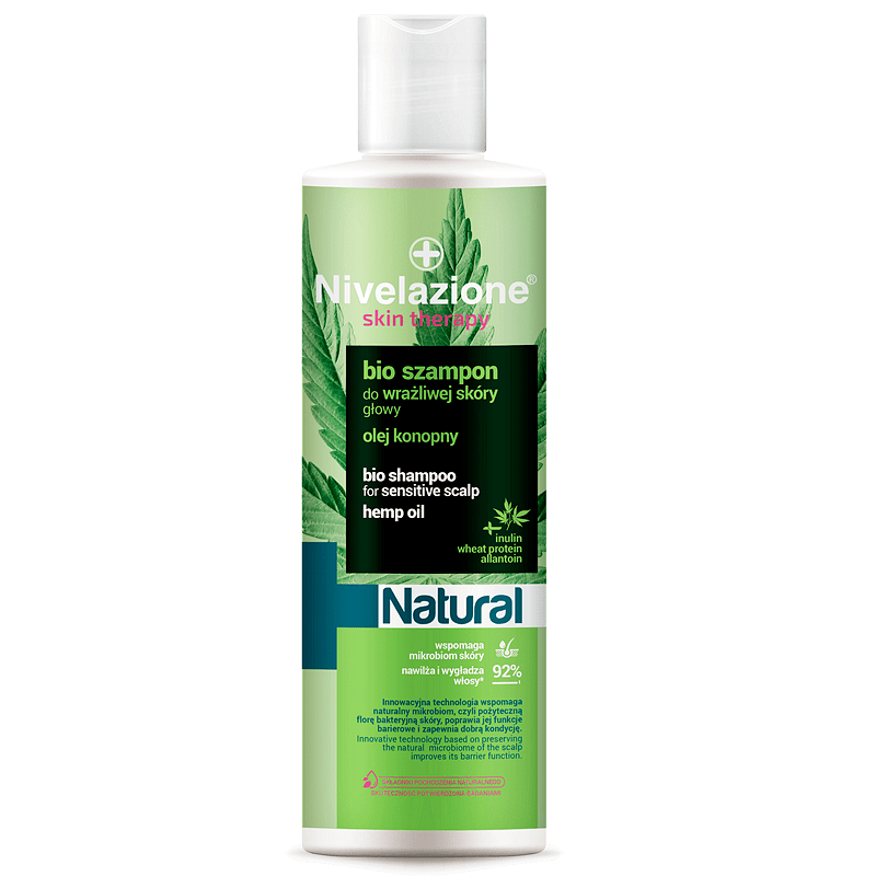 Био шампоан с конопено масло за чувствителен скалп Farmona Nivelazione Skin Therapy