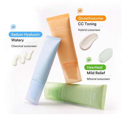 Хиалуронов слънцезащитен крем SPF50+ ABIB Sedum Hyaluron Sunscreen Watery Tube