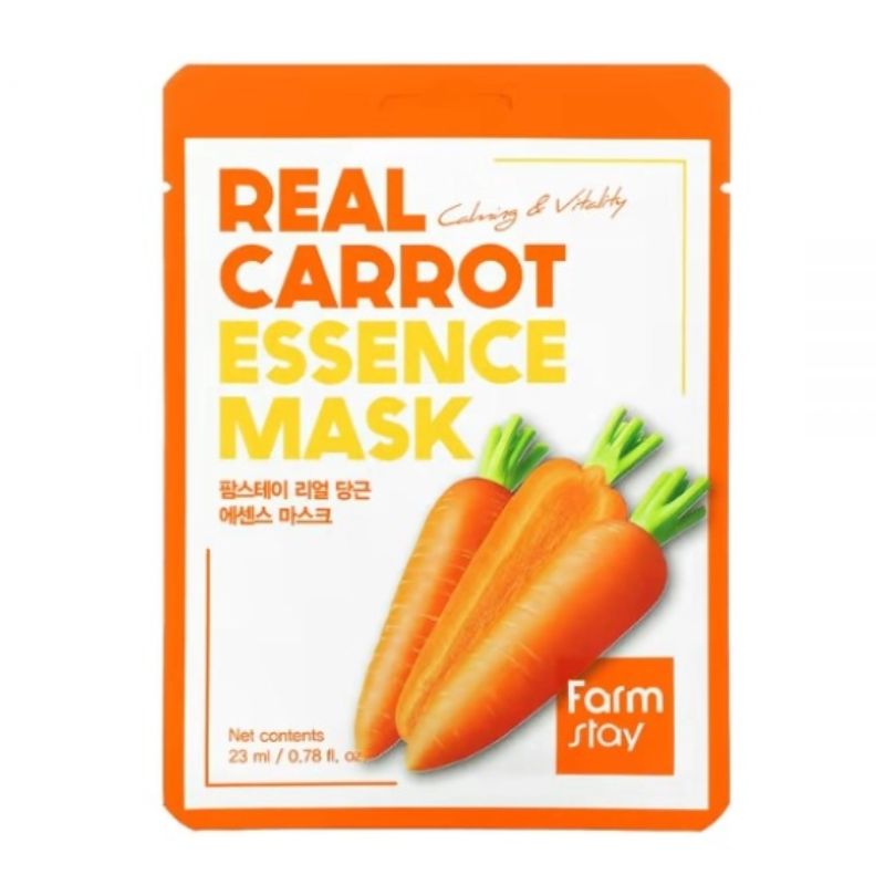 Подобряваща тена маска за лице с Морков FarmStay