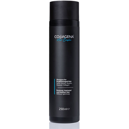 Шампоан за суха и изтощена коса с чесън и кератин COLLAGENA Hair Complex Shampoo for Dry&Damage Hair