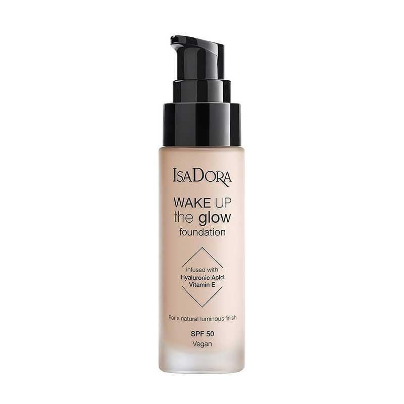 Дълготраен хидратиращ фон дьо тен с SPF 50 Isadora Wake Up the Glow Foundation