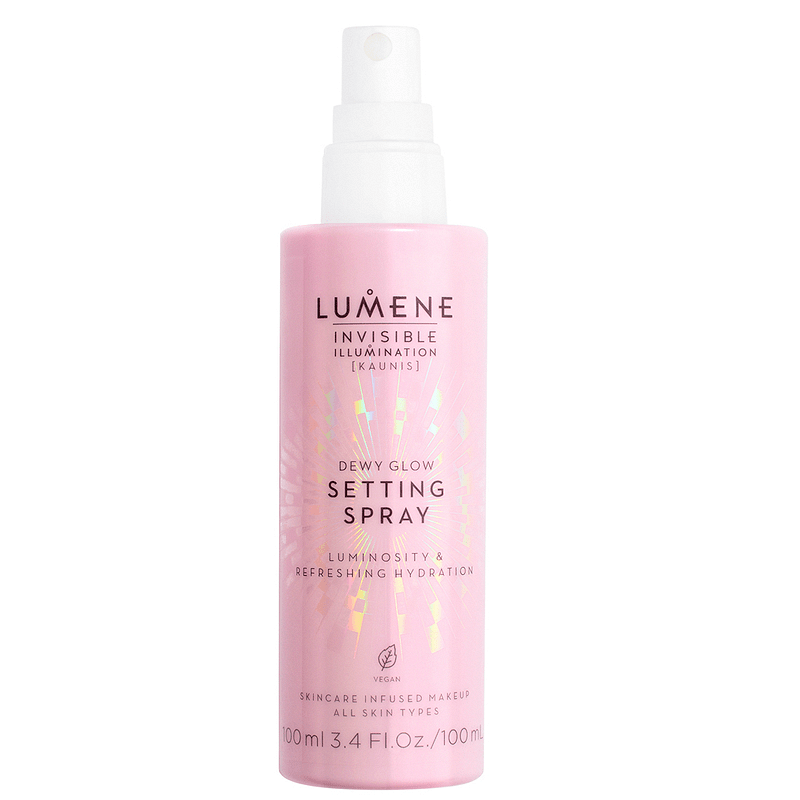 Фиксиращ спрей за грим за сияен завършек Lumene Invisible Illumination [KAUNIS] Dewy Glow Setting Spray