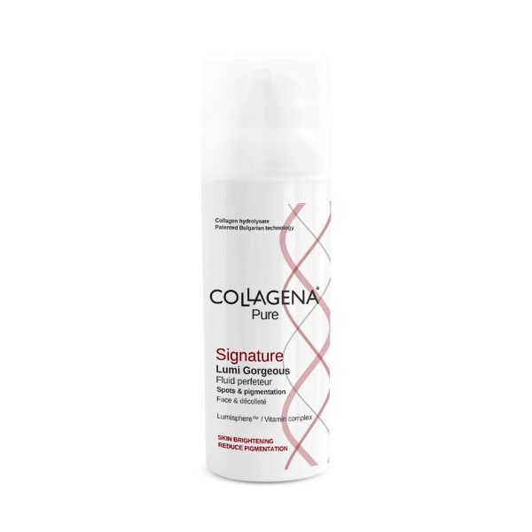 Флуид за изравняване на тена COLLAGENA Pure Lumi Gorgeous