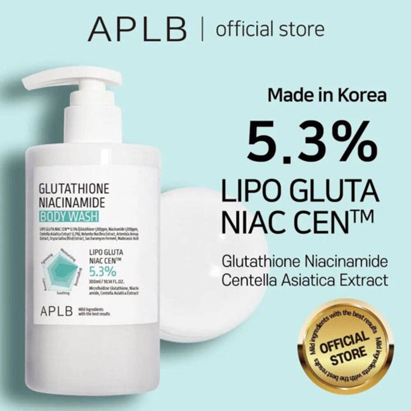 Душ гел с глутатион и ниацинамид APLB Glutathione Niacinamide Body Wash
