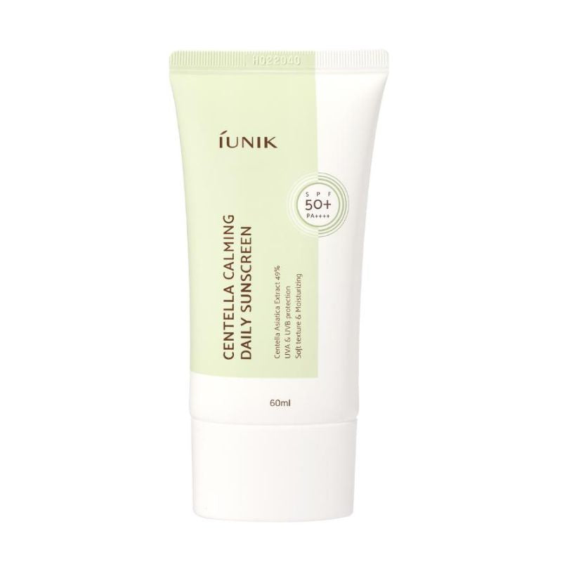 Слънцезащитен крем за лице с Центела азиатика iUinik Centella Calming Daily Suncreen SPF50+ PA++++