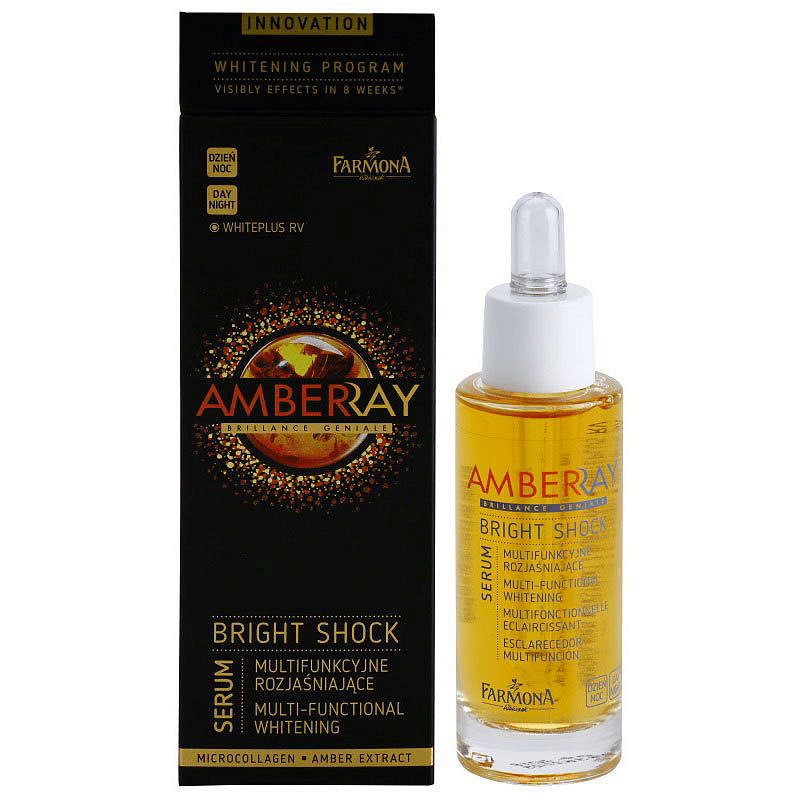 Избелващ и озаряващ серум с кехлибар Farmona Serum Amberray Whitening Bright Shock