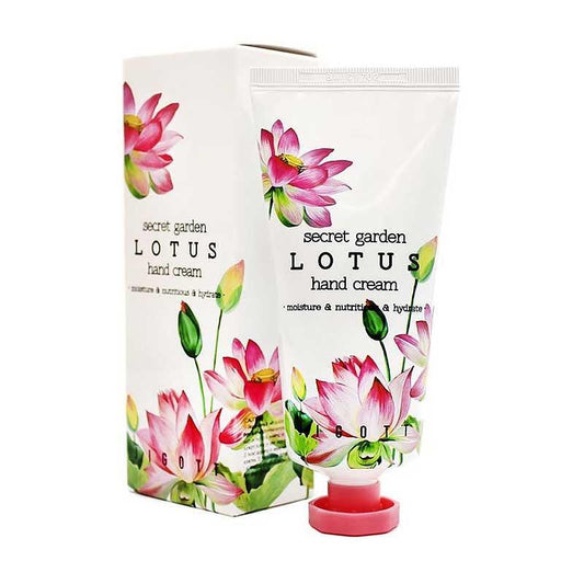 Крем за ръце с лотос, растителни екстракти и бета-глюкан Jigott Secret Garden Lotus Hand Cream