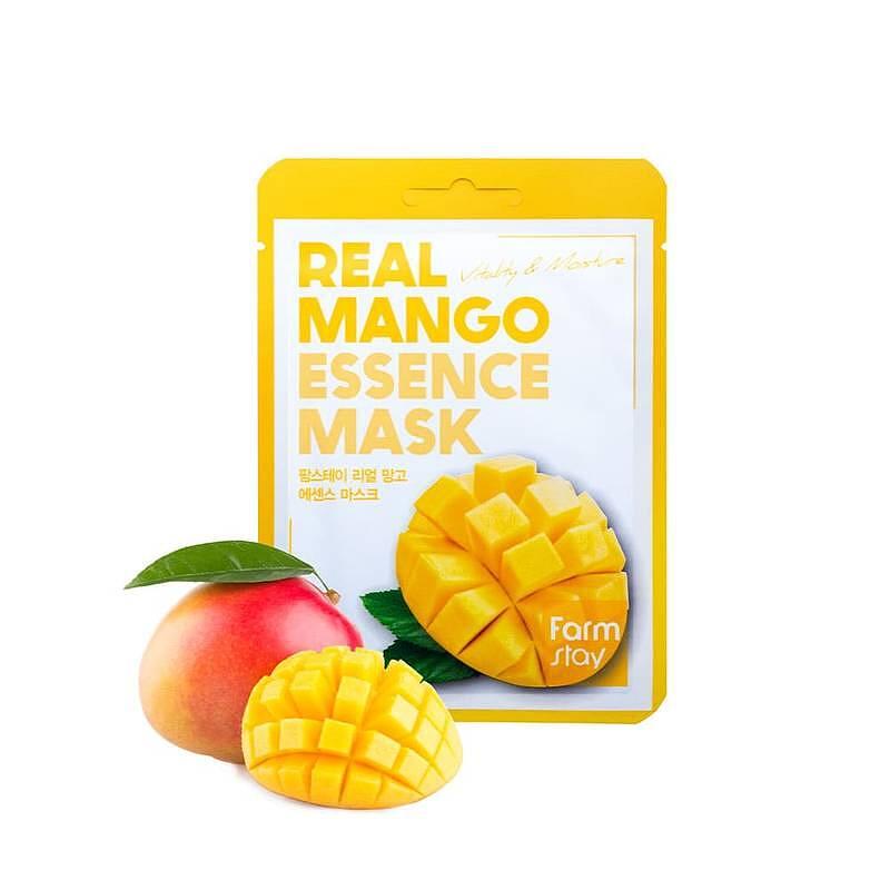 Маска за лице с екстракт от манго FarmStay Real Mango Essence Mask