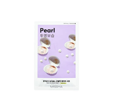 Маска за лице с екстракт от перли за уморена кожа Missha Airy Fit Sheet Mask Pearl