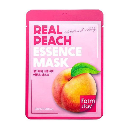 Маска за лице с екстракт от праскова FarmStay Real Peach Essence Mask