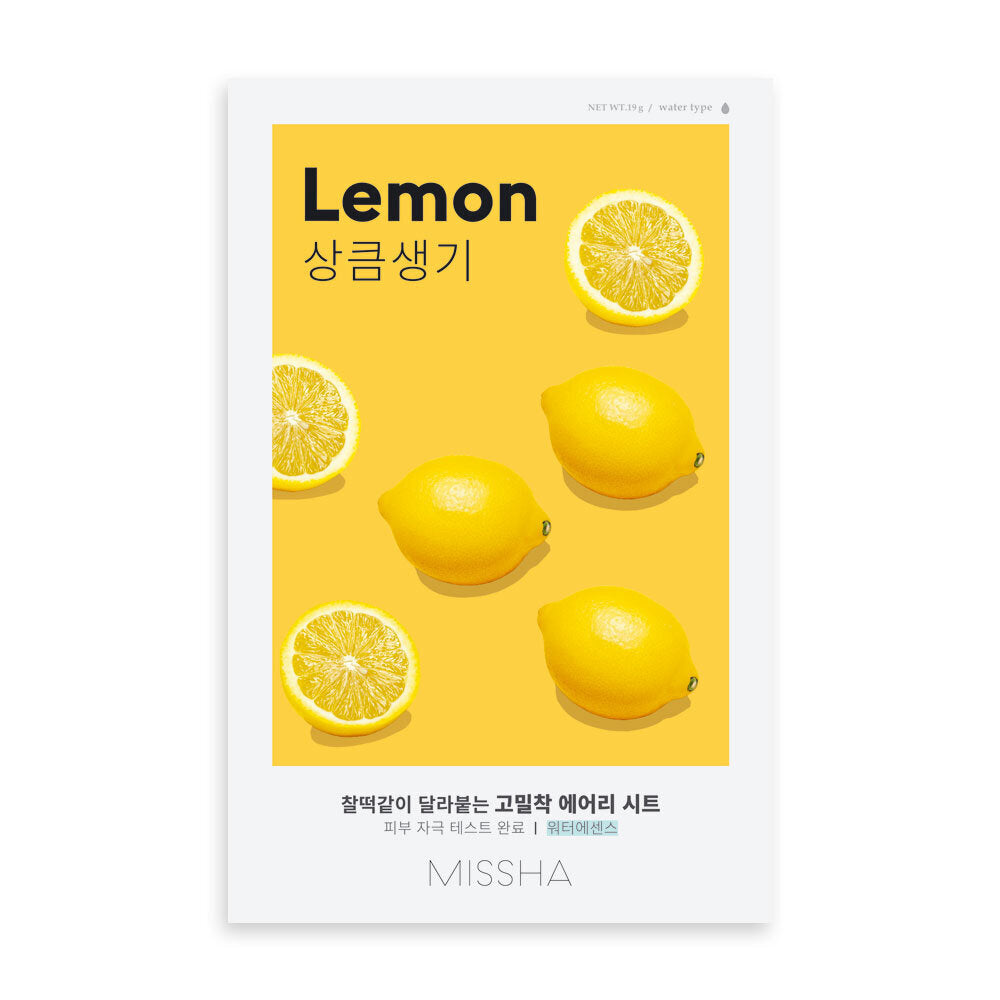 Маска за лице с Лимон Missha Airy Fit Sheet Mask Lemon