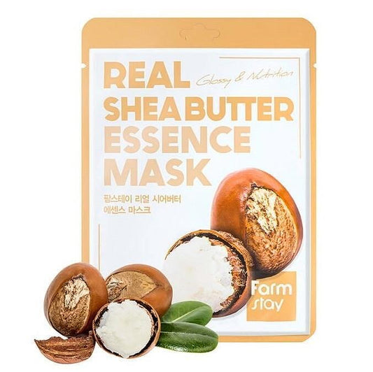 Маска за лице с масло от шеа FarmStay Real Shea Butter Essence Mask