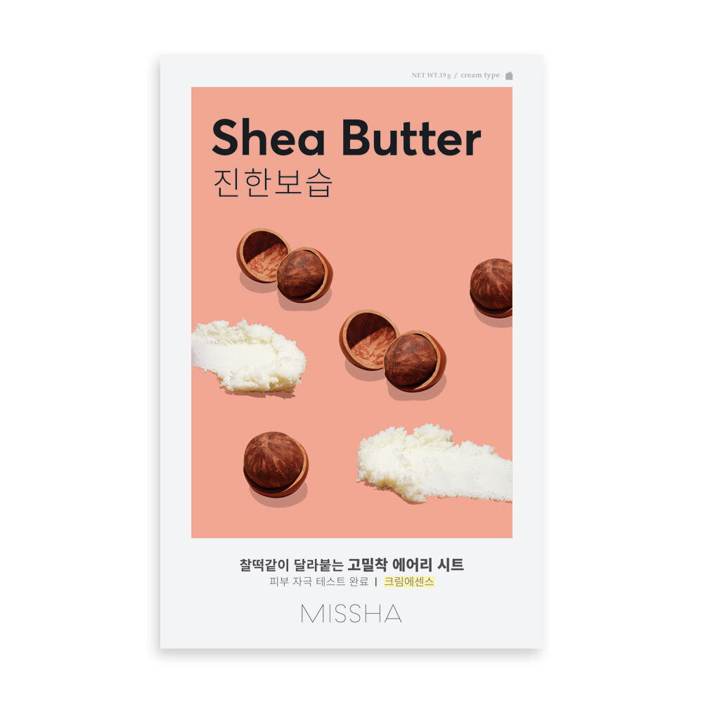 Маска за лице с масло от ший /карите/ Missha Airy Fit Sheet Mask Shea Butter