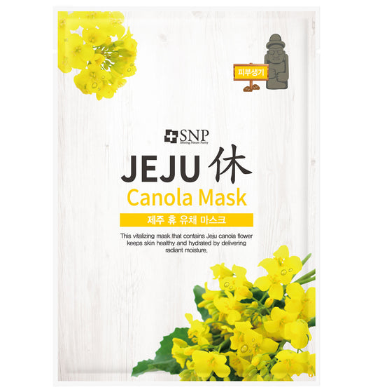 Маска за лице с рапица SNP Jeju Rest Canola Mask