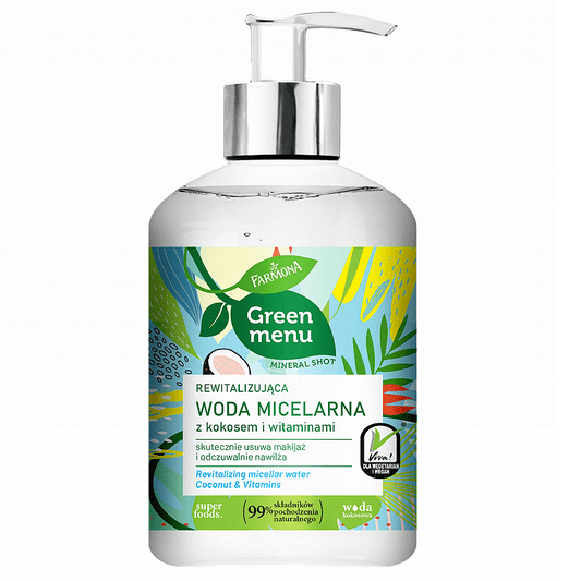 Мицеларна вода с кокос и витамини Farmona Green Menu