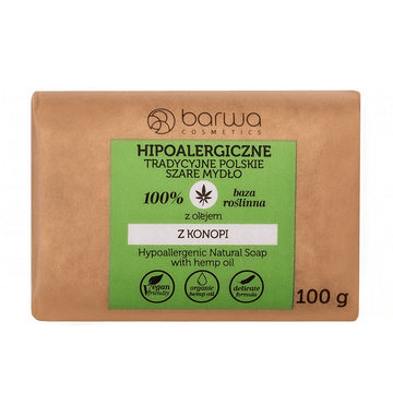Натурален хипоалергенен сапун Конопено масло  Barwa Hypoallergenic