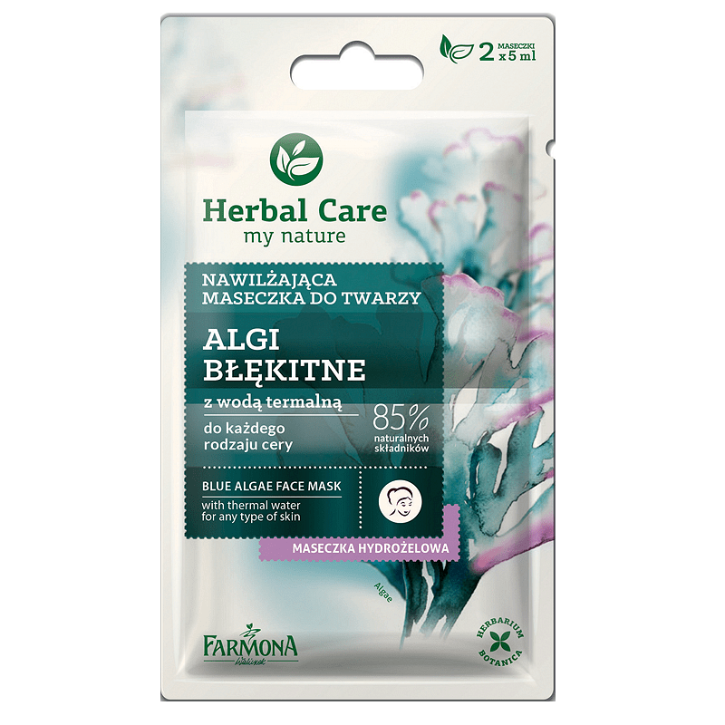 Овлажняваща маска за лице сини водорасли Farmona Herbal Care